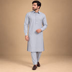Light gray shalwar kameez for men dessign 2023