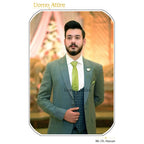 Sage Green Super 180's Wool Cashmere Suit Worn by Mr. Ch. Hassan
