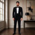Men's Luxury Black 2-Piece Tuxedo Suit