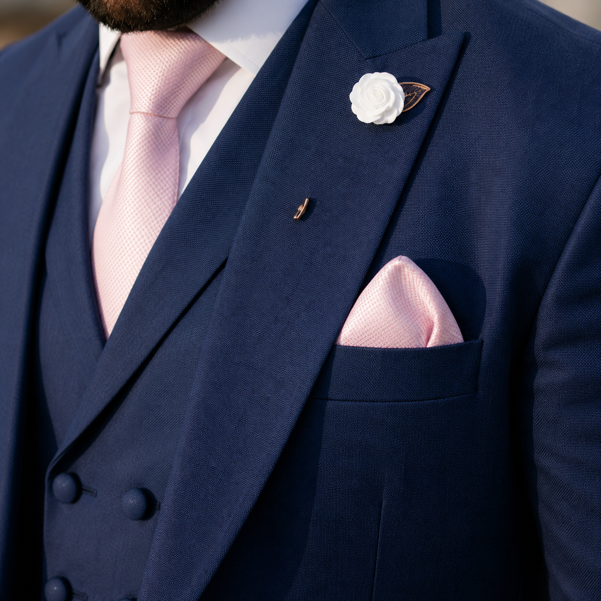 Indigo Blue Australian Kawano 130's Suit  Mr. Zulqarnain