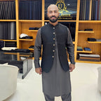 Men's Premium Black Formal Waistcoat