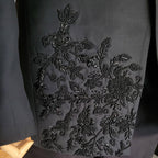 Men's Luxury Black Embellished Tuxedo Suit