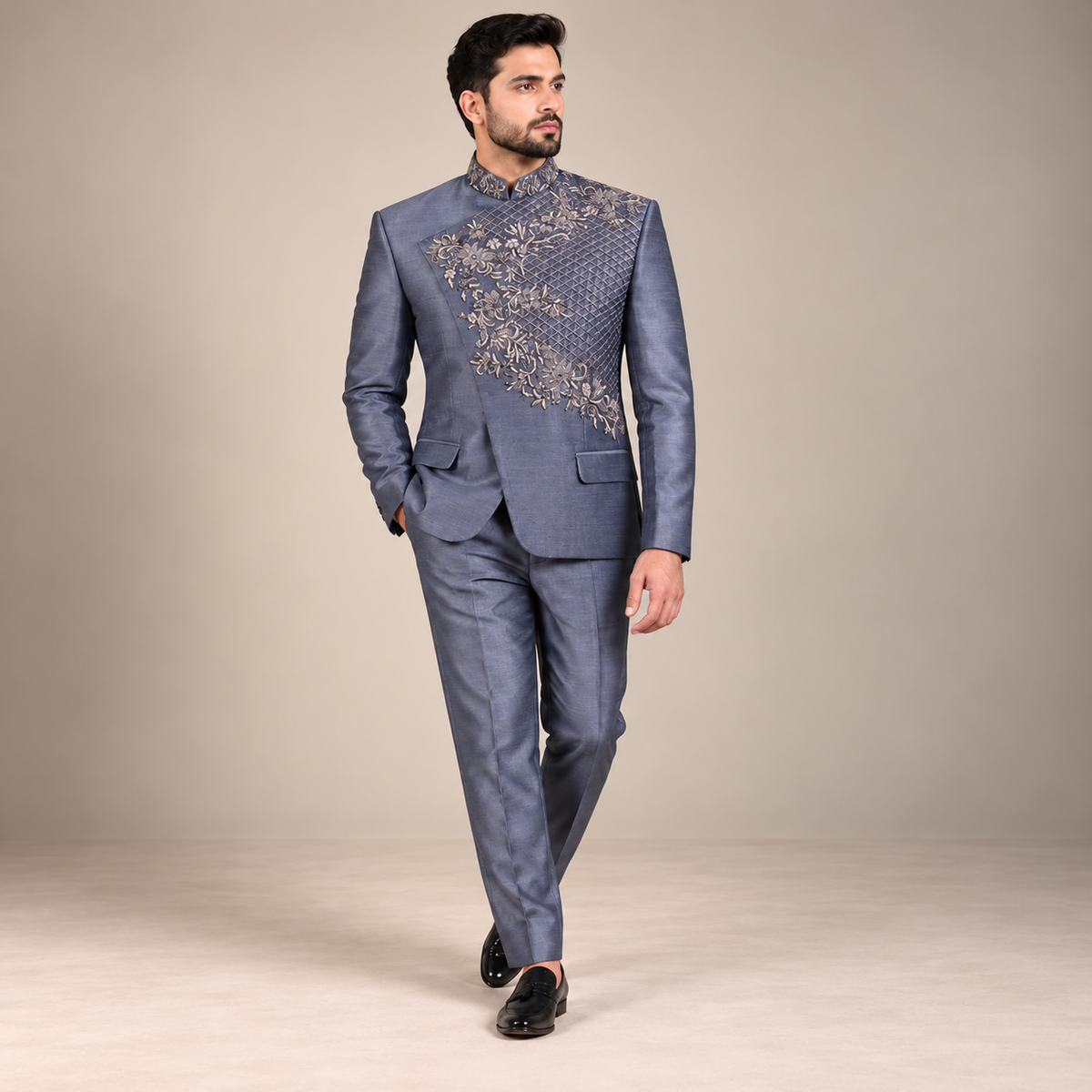 Cappotto principe grigio personalizzato per un look elegante 