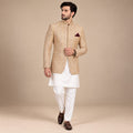 Premium prince coat with micro multicolor embroidery