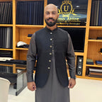 Men's Premium Black Formal Waistcoat