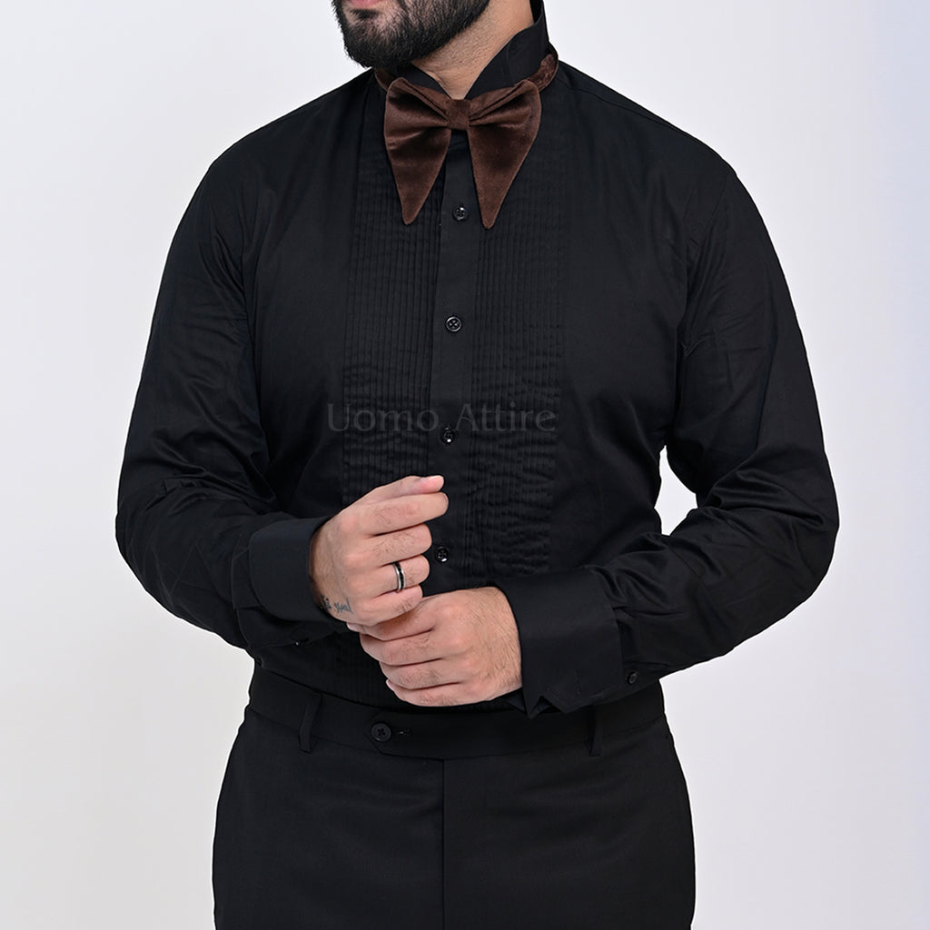 Men's Luxury Brown Velvet Tuxedo 2-Piece Suit