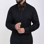 Men's Luxury Brown Velvet Tuxedo 2-Piece Suit
