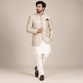 Prince Coat with Textured Self-Embossed Embellishments