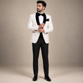 Abito da uomo 3 pezzi smoking slim fit italiano