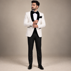 Abito da uomo 3 pezzi smoking slim fit italiano
