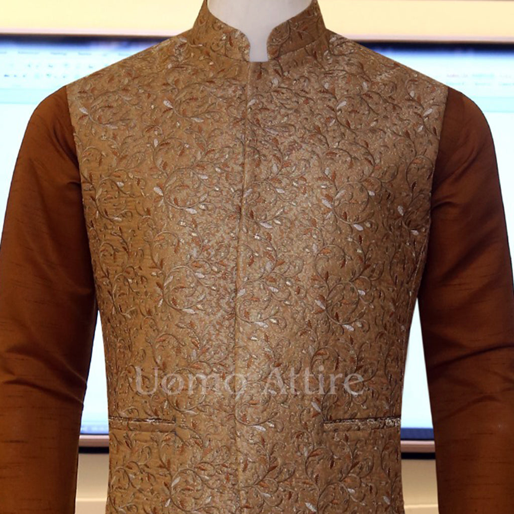 Gilet personnalisé slim brodé 