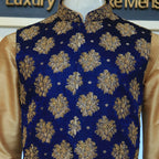 Luxury waistcoat with golden micro embellishment