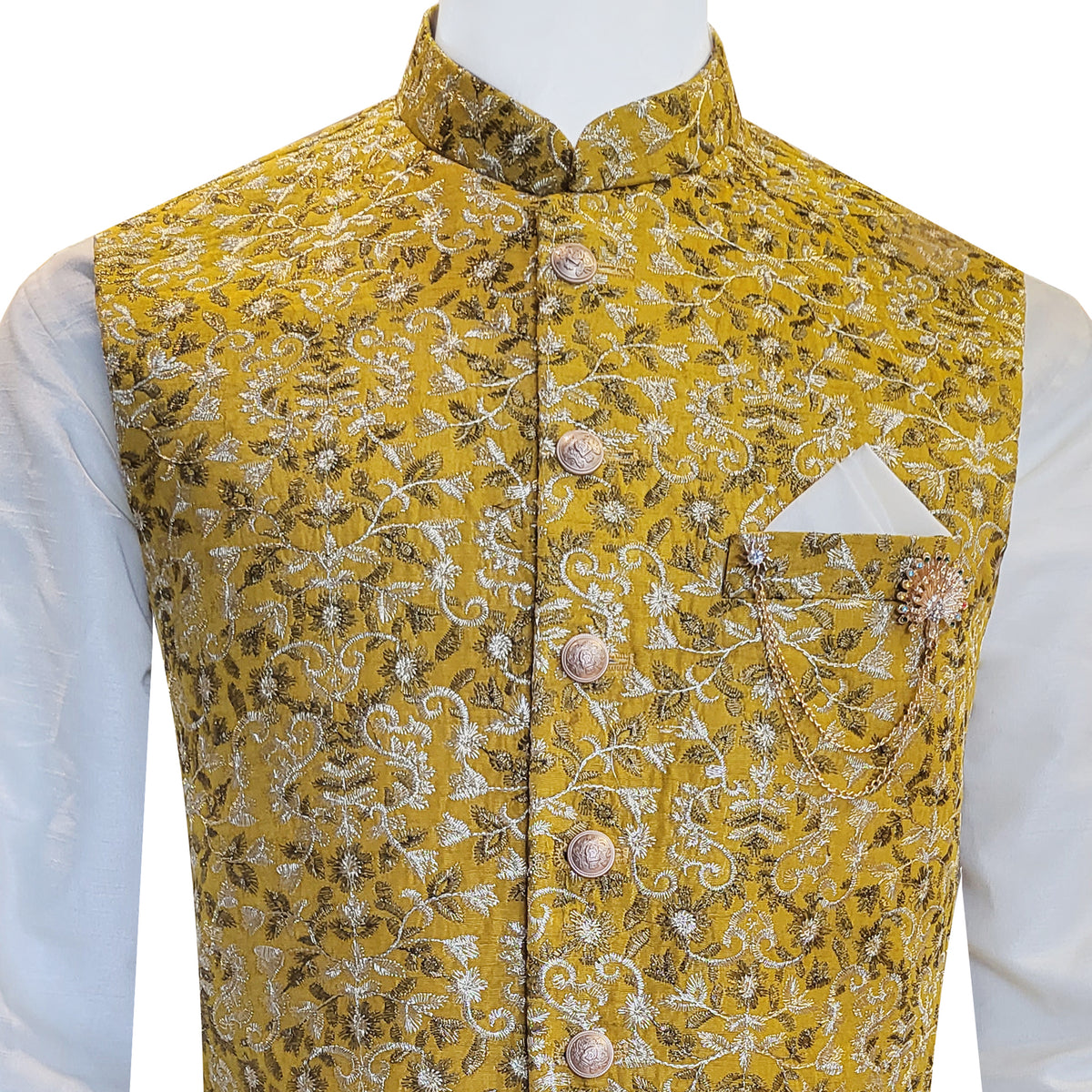 Gilet mehndi marié personnalisé 