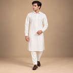 Off white men shalwar kameez