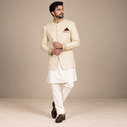 Luxury Off White Prince Coat Pakistan for Men