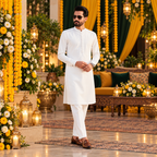 White kurta Pajama Design for men