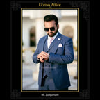 Indigo Blue Australian Kawano 130's Suit  Mr. Zulqarnain