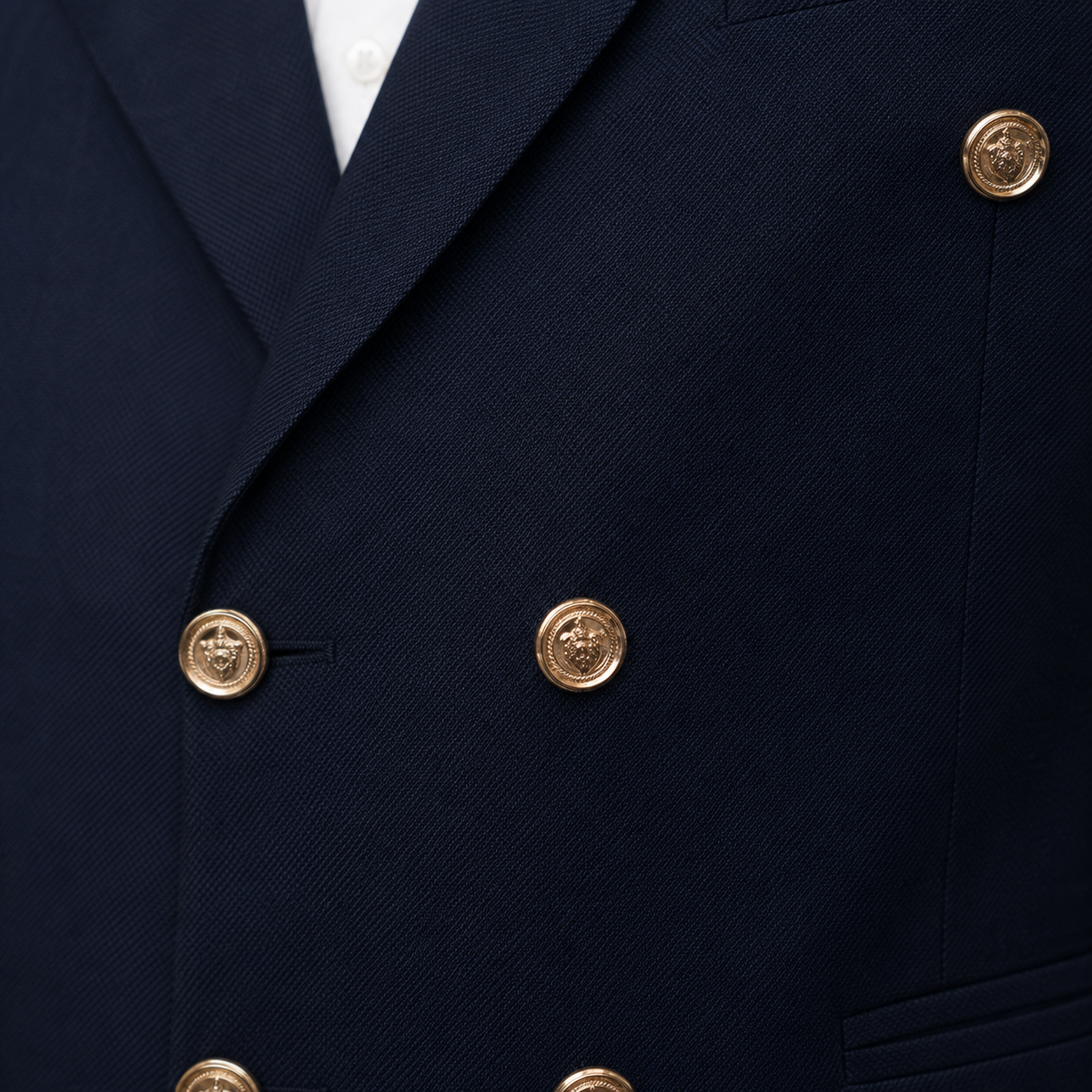Midnight Blue Superfine Australian Wool Suit Worn by Mr. Kamran Javaid