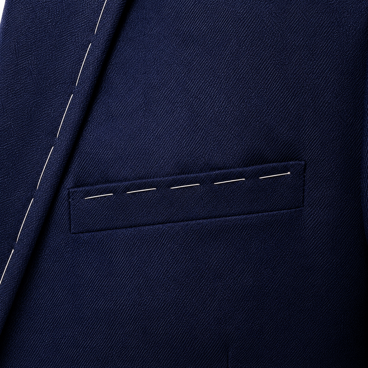 
                  
                    Wahab Riaz Pakistani Legend Fast Bowler wearing Navy Blue 2 Piece Suit for Men in Australian Heritage Wool
                  
                