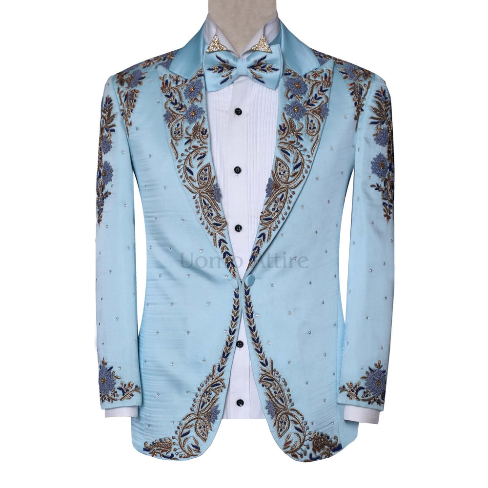 85 Trendy And Chic Blue Suits For Grooms - Weddingomania