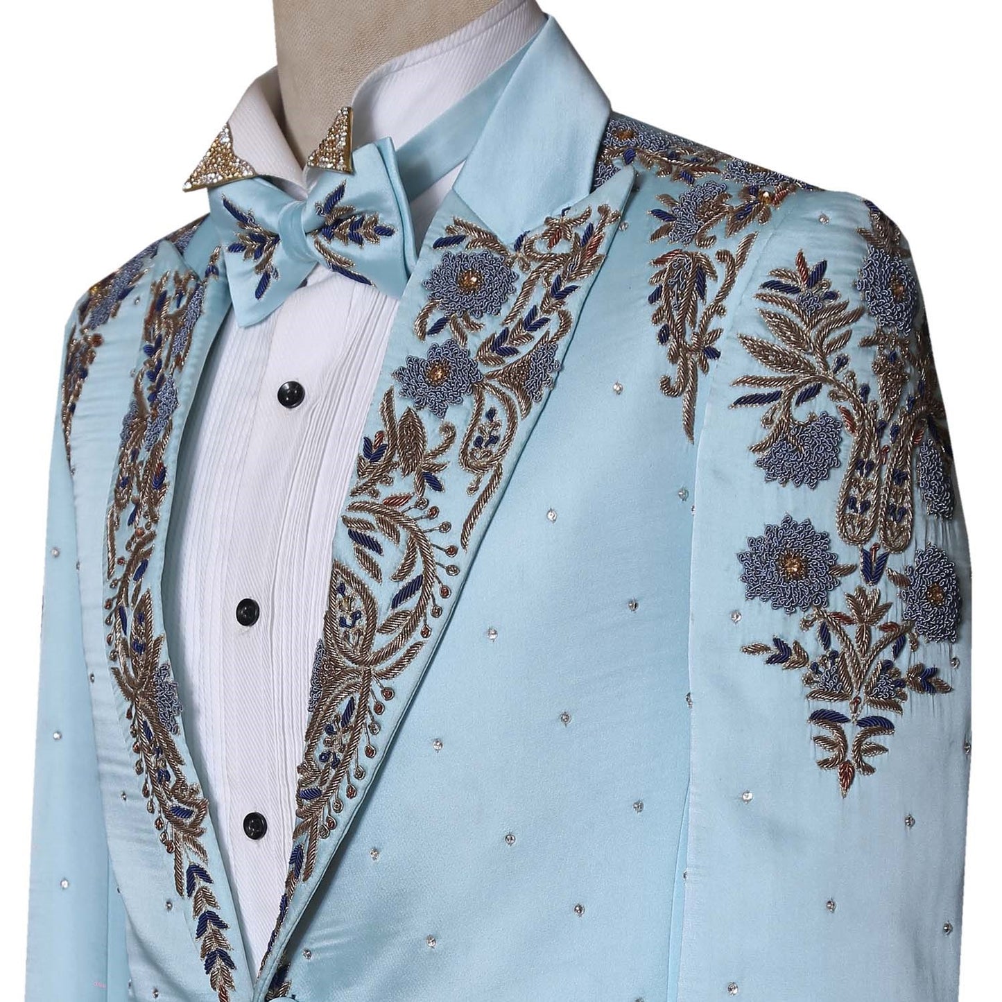 
                  
                    Baby Blue Luxury Designer Wedding Tuxedo Suit | Tuxedo Suit
                  
                