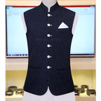 Ban waistcaot in tropical suiting fabric