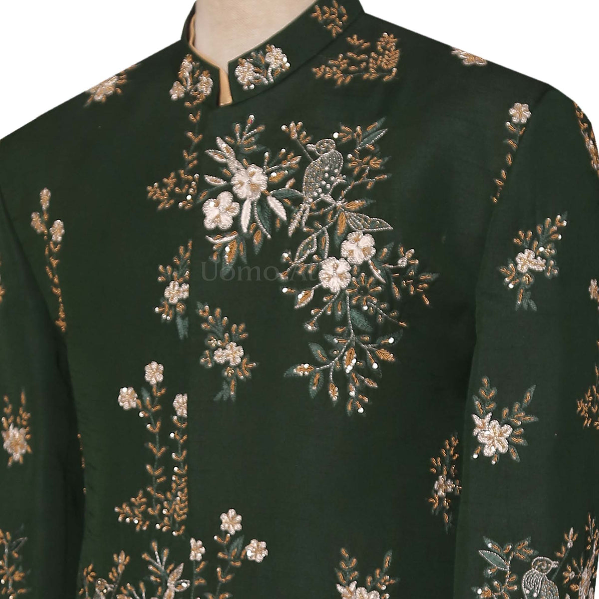 Bespoke Deep green Prince Coat Pakistan for Men | Prince Coat