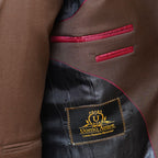 Bespoke Mens Brown Luxury 3 Piece Suit for Men Inside Fashion