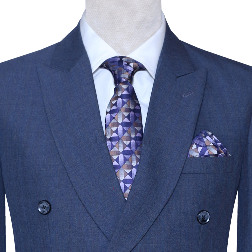 Best Blue Double Breasted Suits For Plus Size Men