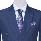Best Blue Double Breasted Suits For Plus Size Men
