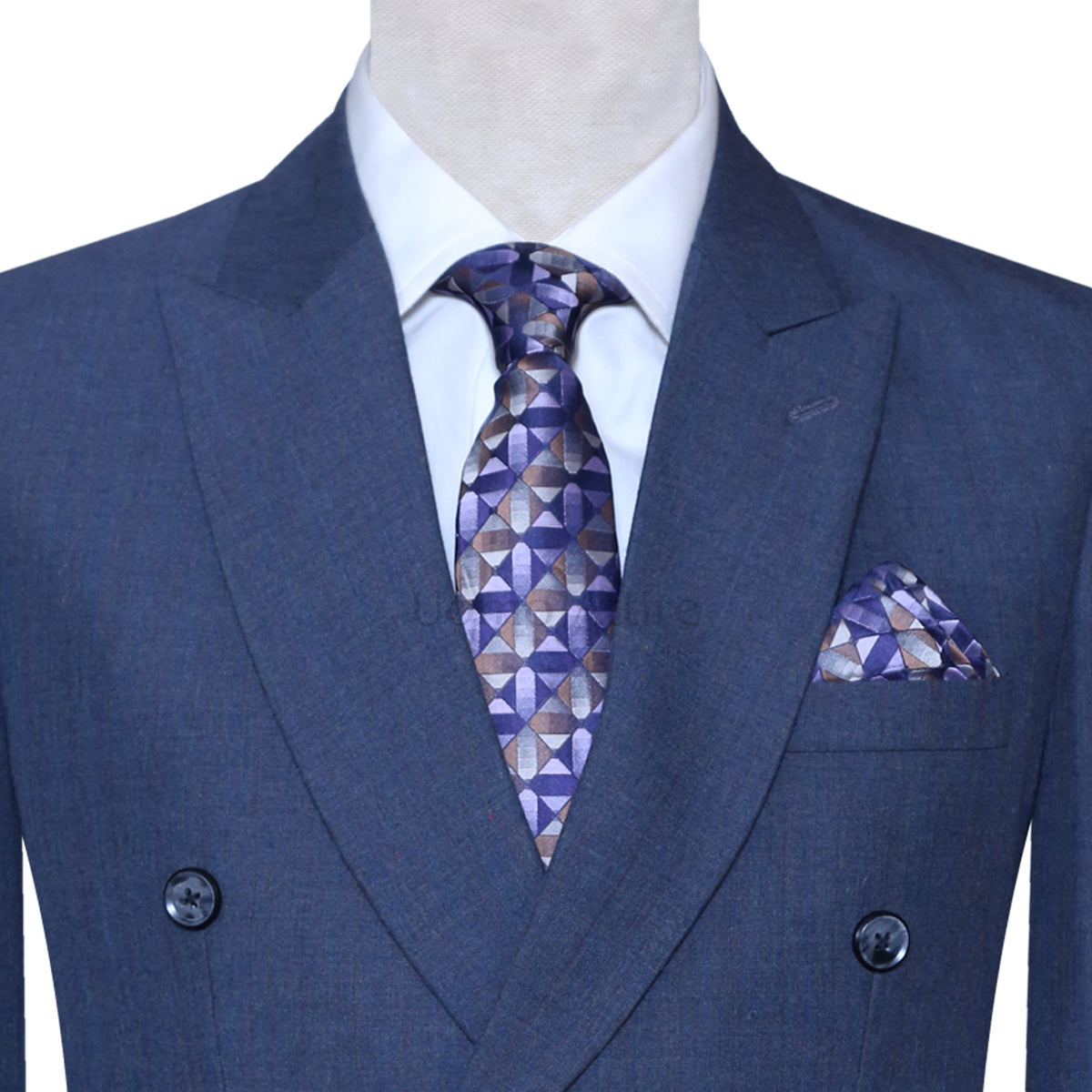 Best Blue Double Breasted Suits For Plus Size Men