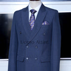 Best Blue Double Breasted Suits For Plus Size Men