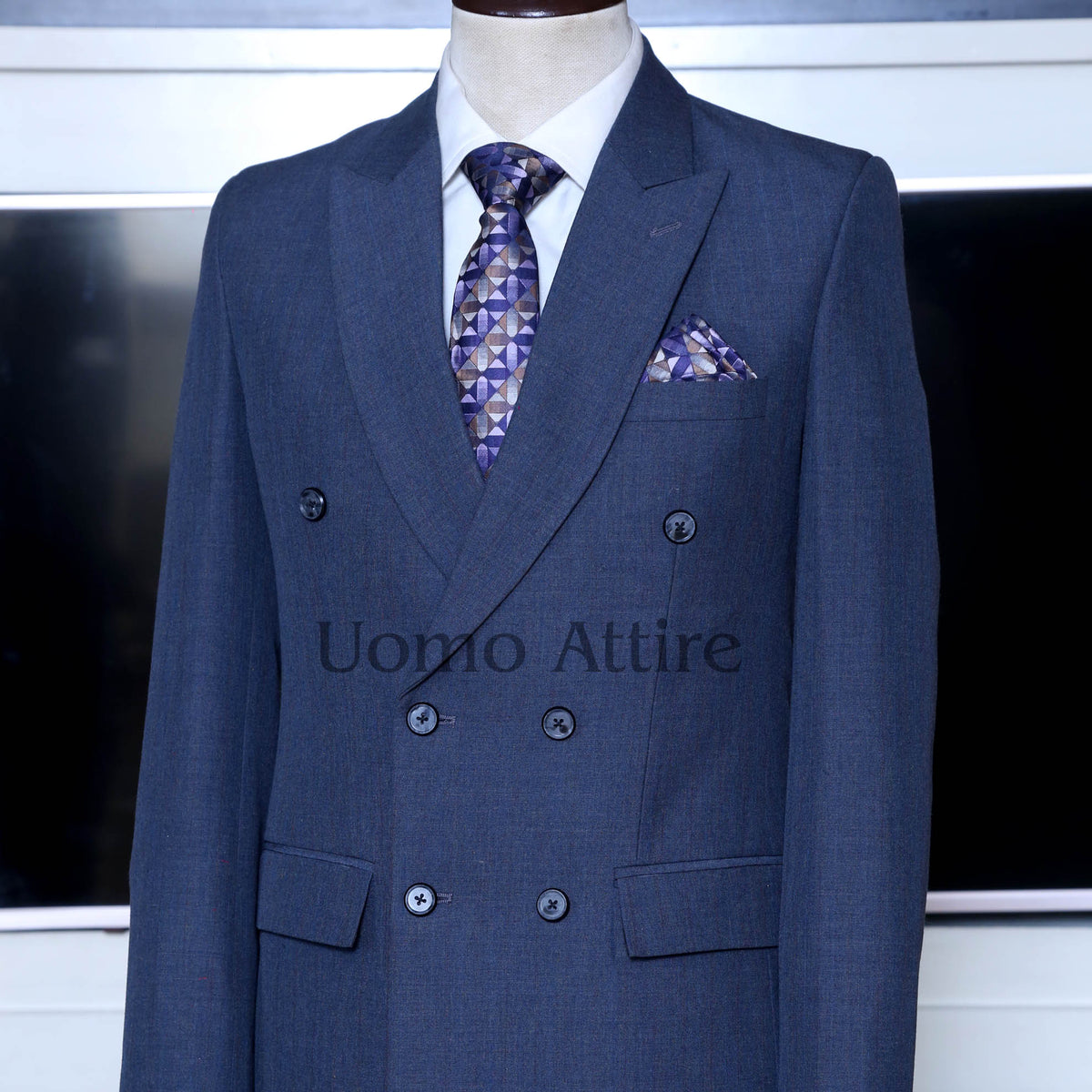 Best Blue Double Breasted Suits For Plus Size Men