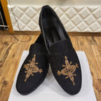 Designer Fabric Shoes for Groom