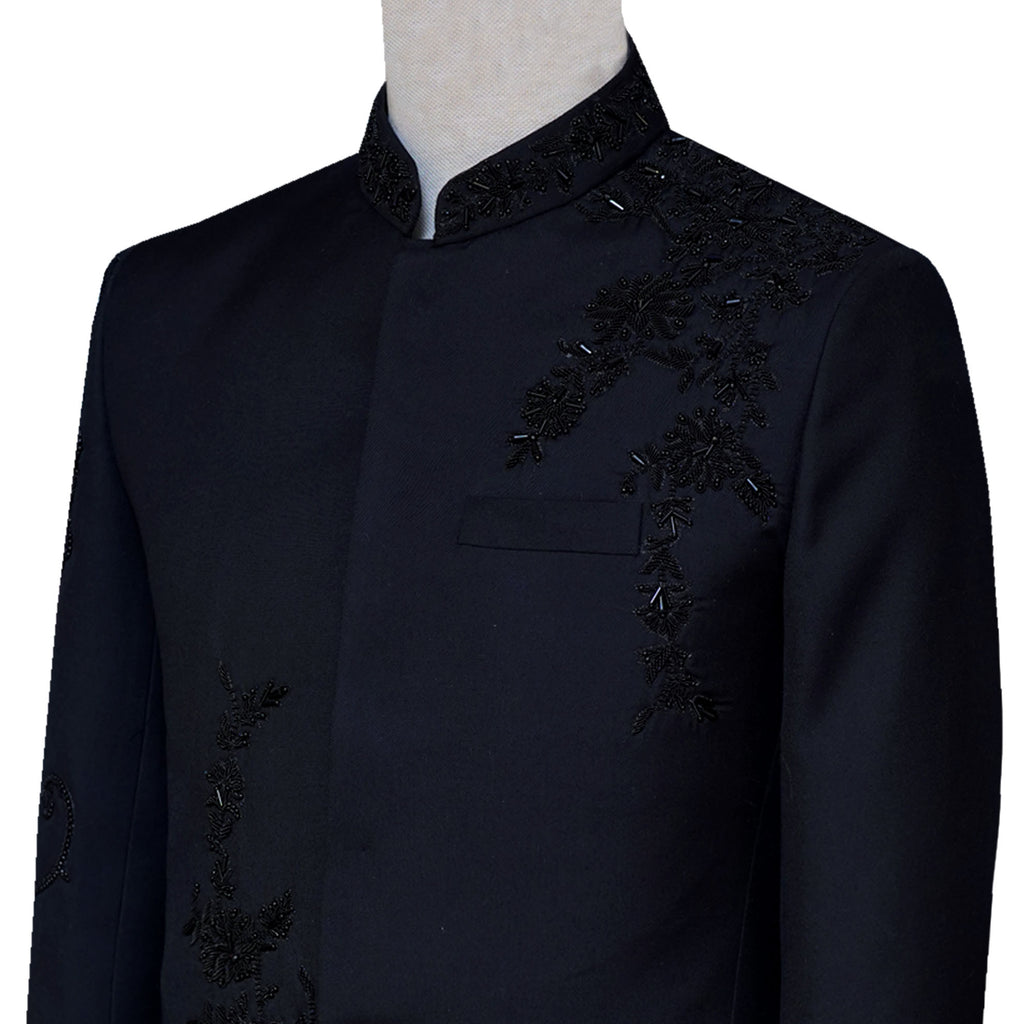 Black Prince Coat for Groom