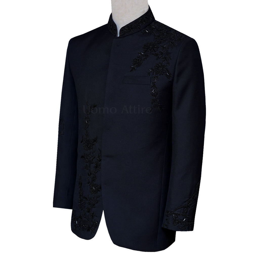 Black Prince Coat for Groom