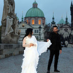 Black Hand-Embellished Luxury Prince Coat for Grooms