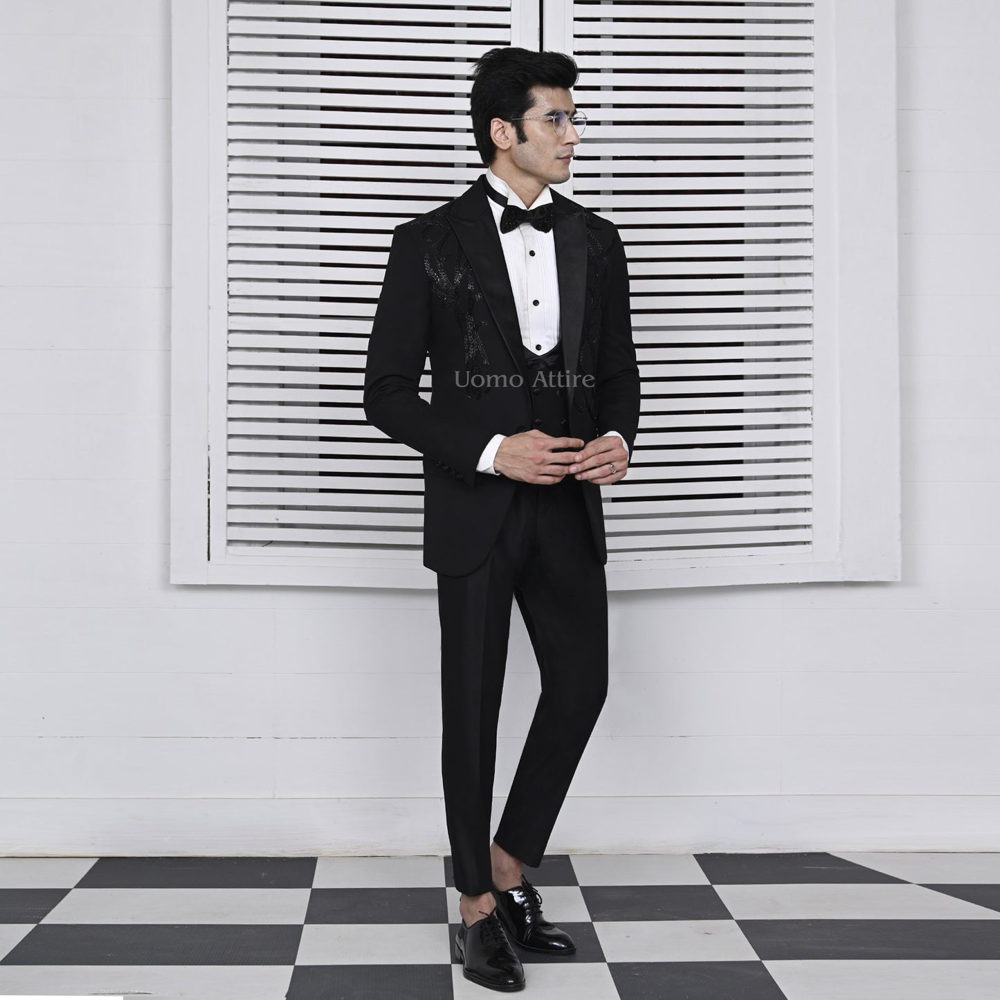 Men s Tuxedo Suits Smart Stylish Formal Wear Uomo Attire