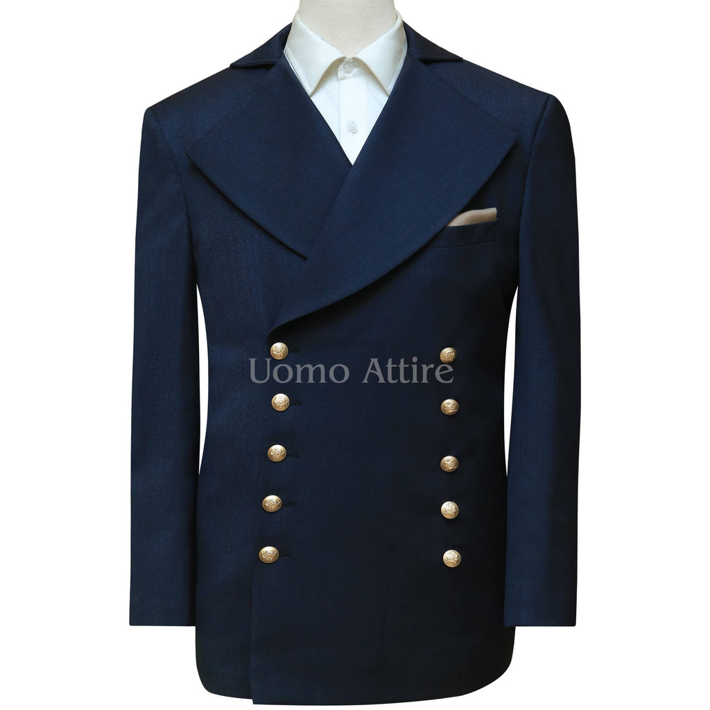 Blue-double-breasted-2-piece-suit-for-men-in-chester-style
