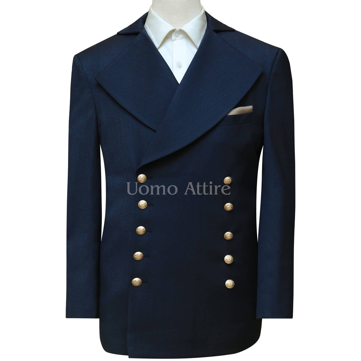 Blue-double-breasted-2-piece-suit-for-men-in-chester-style