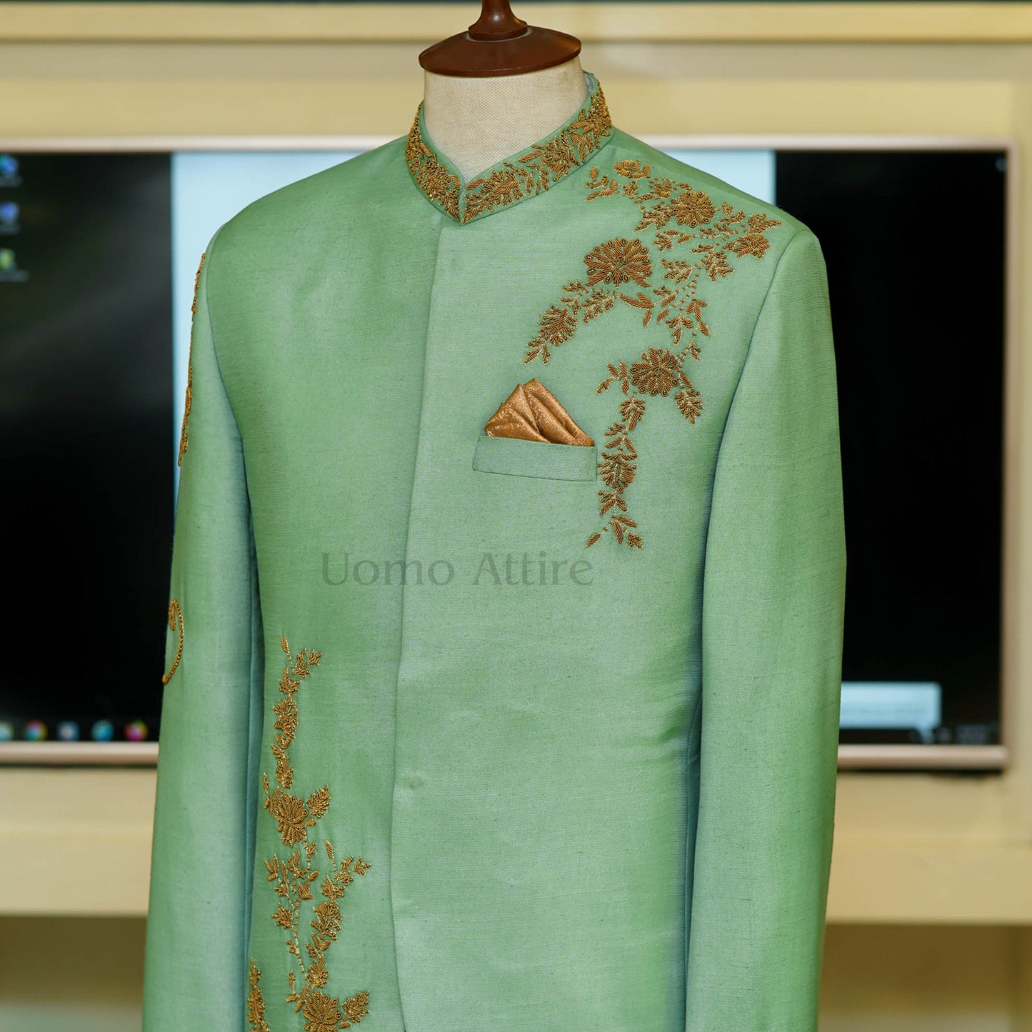 
                  
                    Sea Green Prince Coat
                  
                