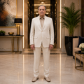 White 2-Piece Suit for Men Worn By Owner of Rafi Group Mr. Imtiaz Rafi