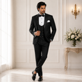 Men's Black Designer Tuxedo Suit for Men