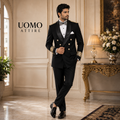 Luxury Black Wedding Tuxedo Suit Style for Men