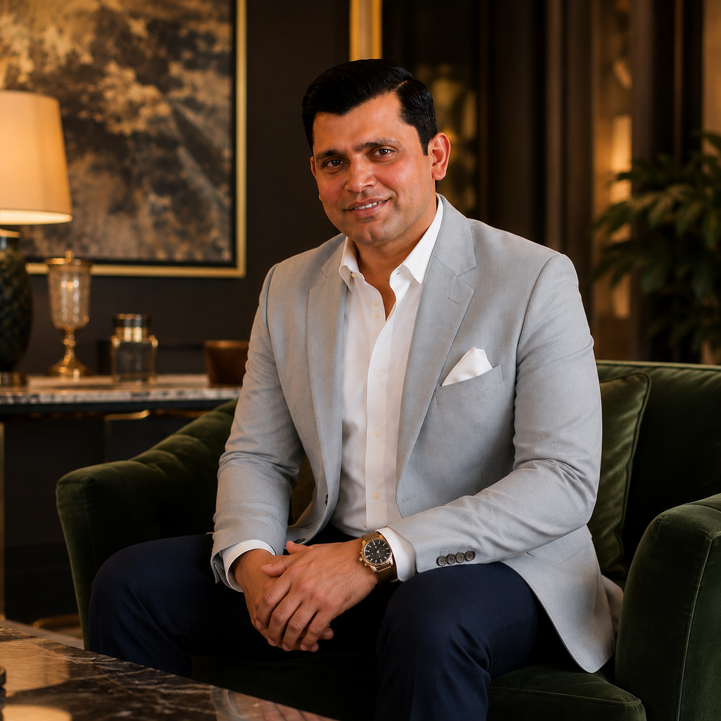 Men's Luxury Light Grey Blazer with Navy Trouser (Worn by Pakistani Former Cricketer Kamran Akmal)