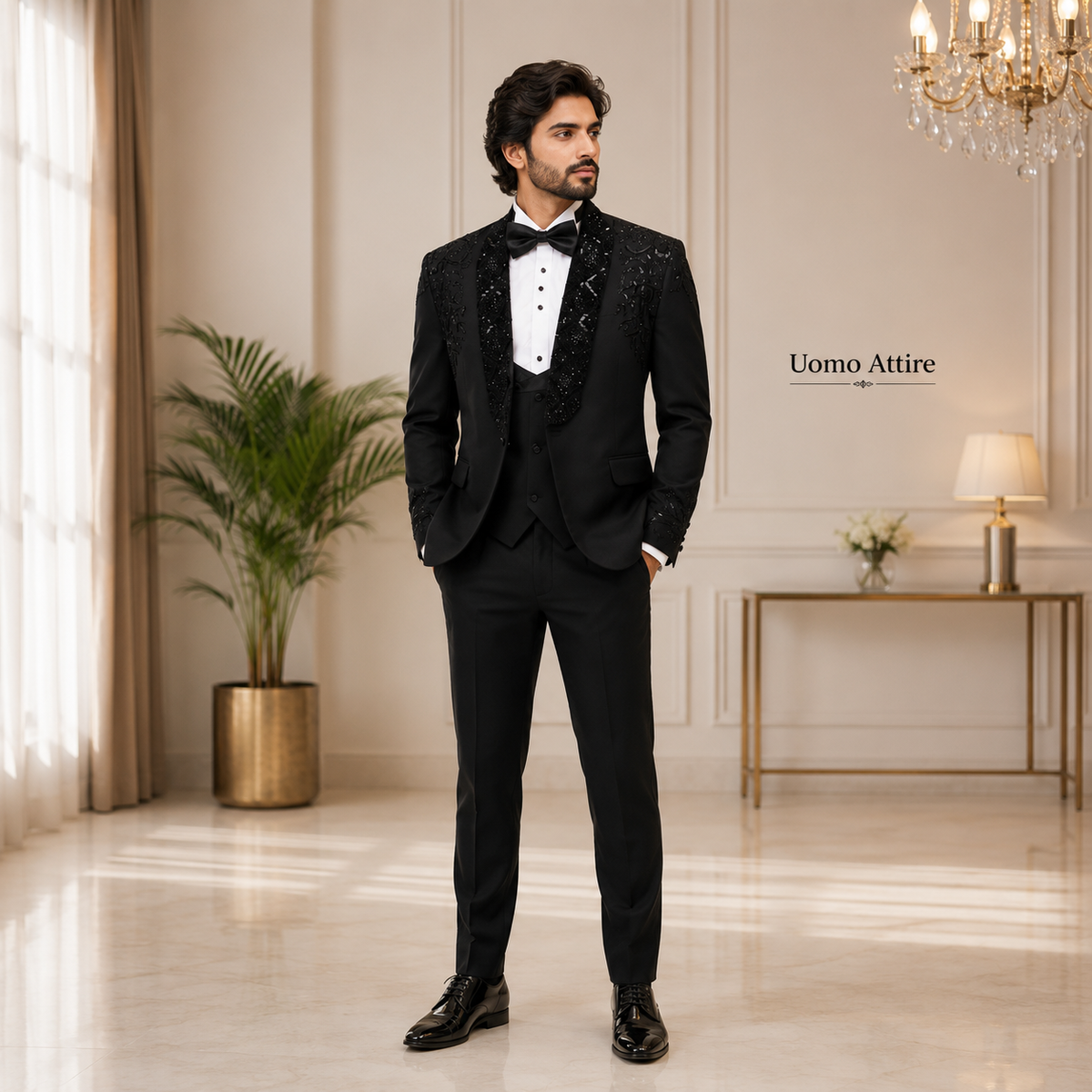 Modren Black Tuxedo for Weddings & Special Occasions