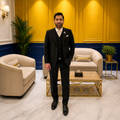 Men's Luxury Black 3-Piece Suit