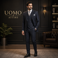 Charcoal Grey 3 Piece Suit for Men