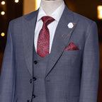 Classic Blue Slim Fit 3 Piece Suit for Men Buy Online