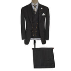 Classic Gray Bespoke 3 Piece Suit for Men with Pant